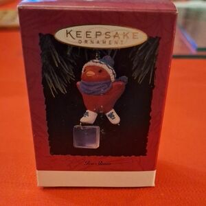 Hallmark Red and Blue Bird Keepsake Ornament